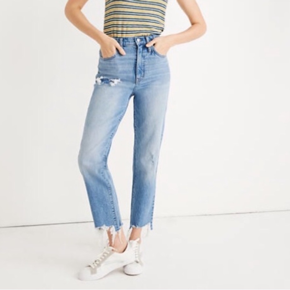 NWOT Madewell Classic Straight Jeans in Corrie Wash